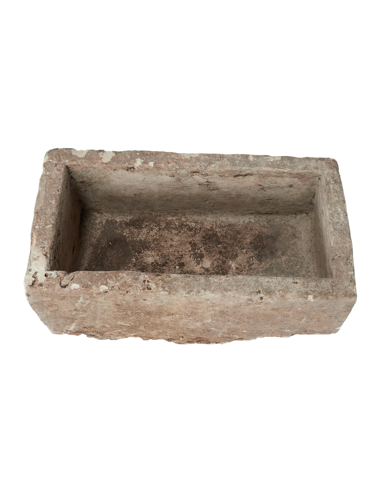 Vintage Limestone Trough - Rectangle from Indonesia - Planters, Fountains, & Water Features