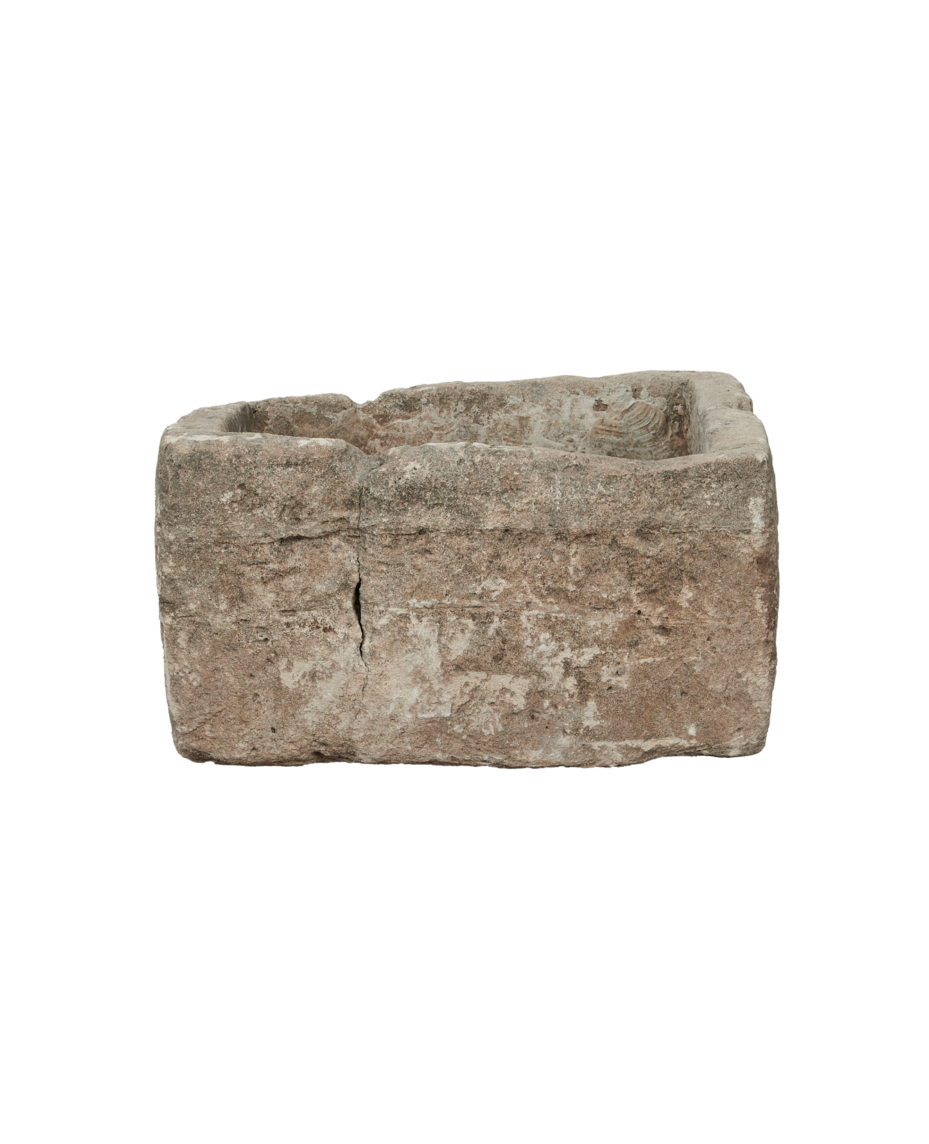 Vintage Limestone Trough - Rectangle from Indonesia - Planters, Fountains, & Water Features
