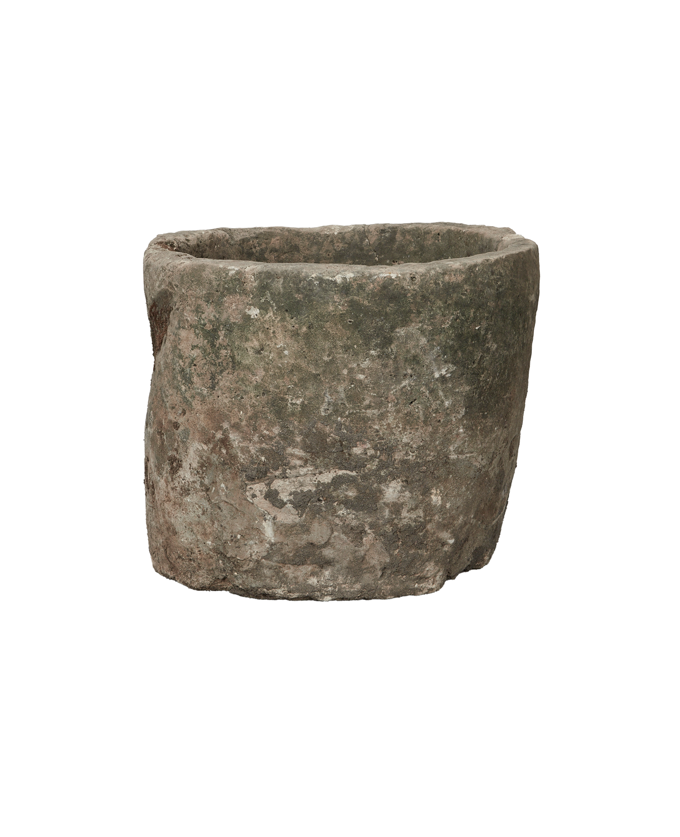 Vintage Limestone Trough - Round from Indonesia - Planters, Fountains, & Water Features