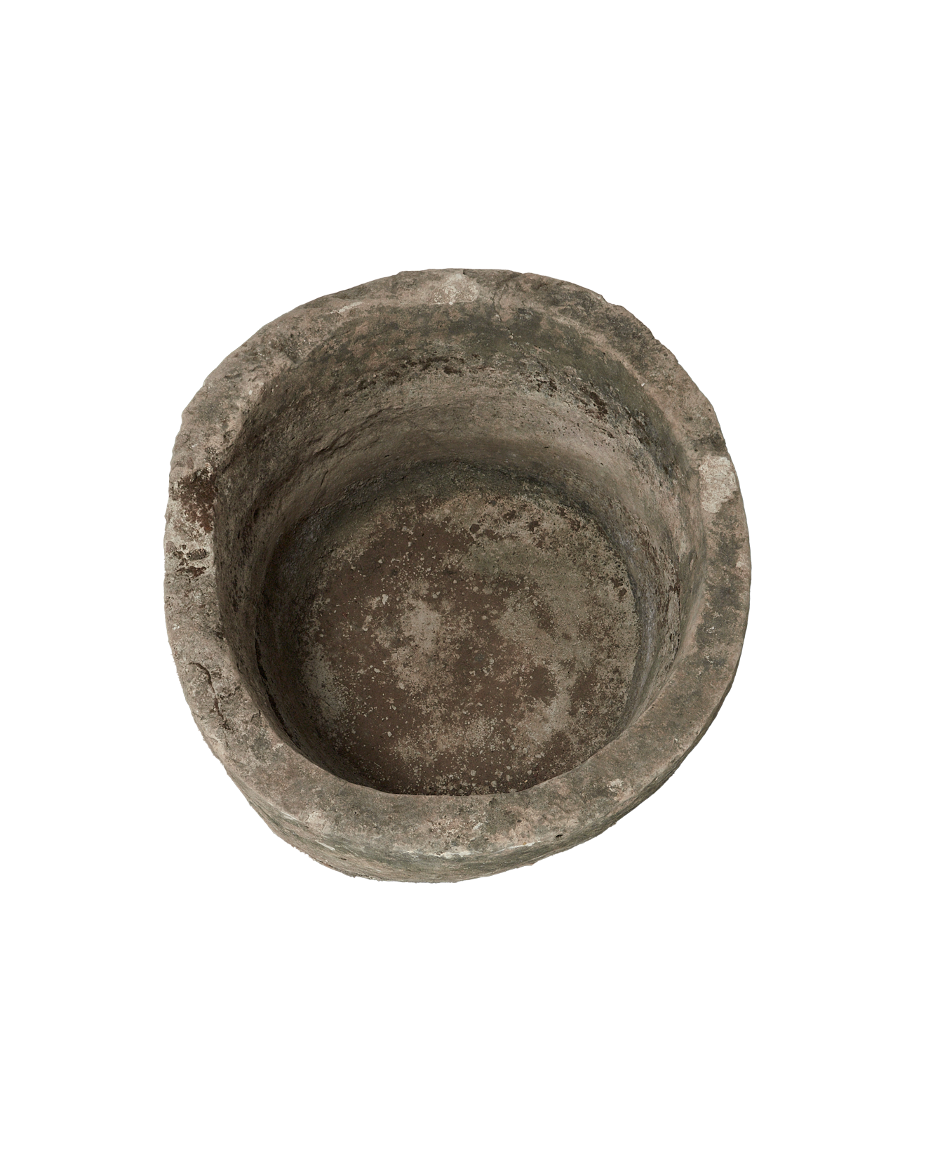 Vintage Limestone Trough - Round from Indonesia - Planters, Fountains, & Water Features