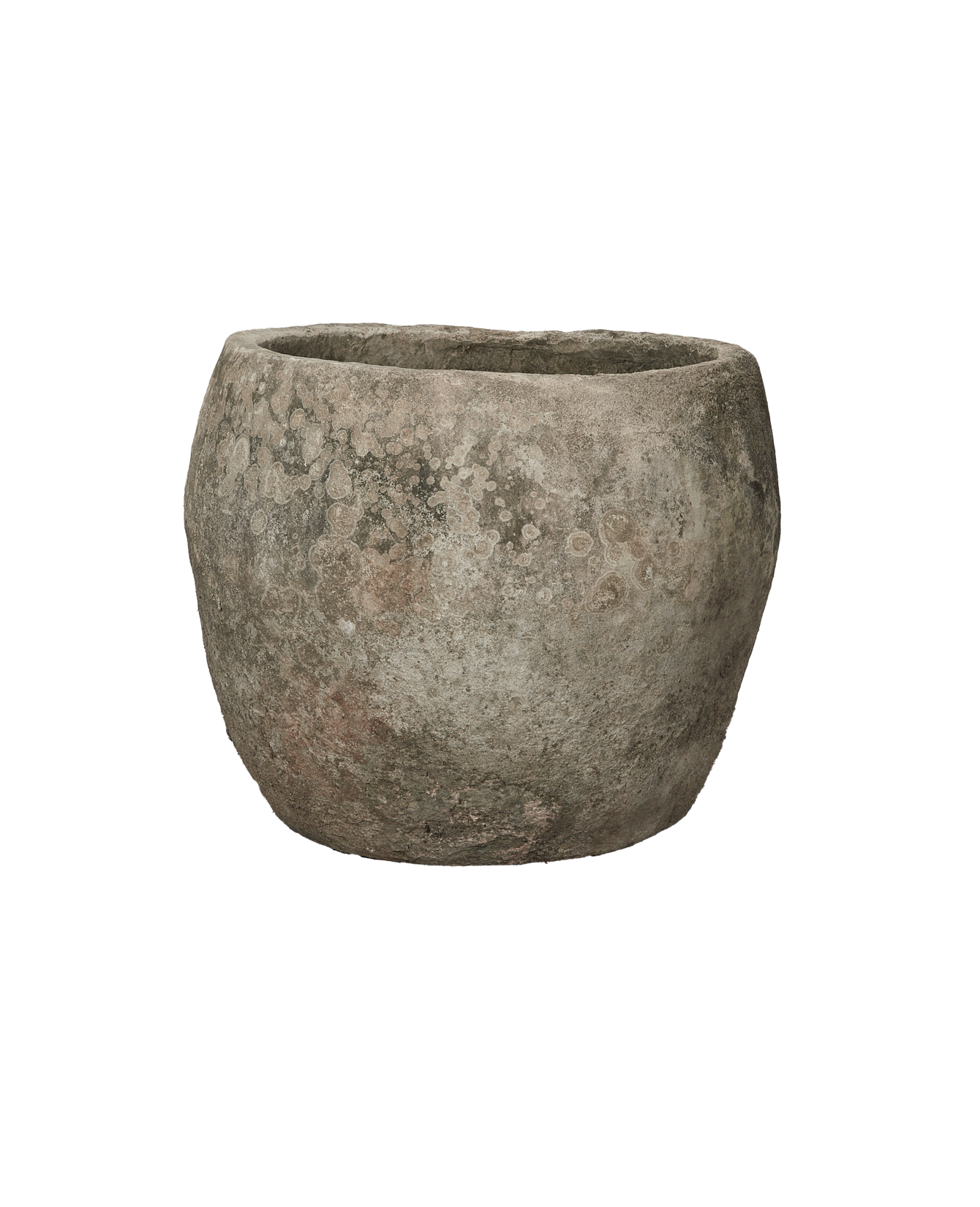 Vintage Limestone Trough - Round from Indonesia - Planters, Fountains, & Water Features