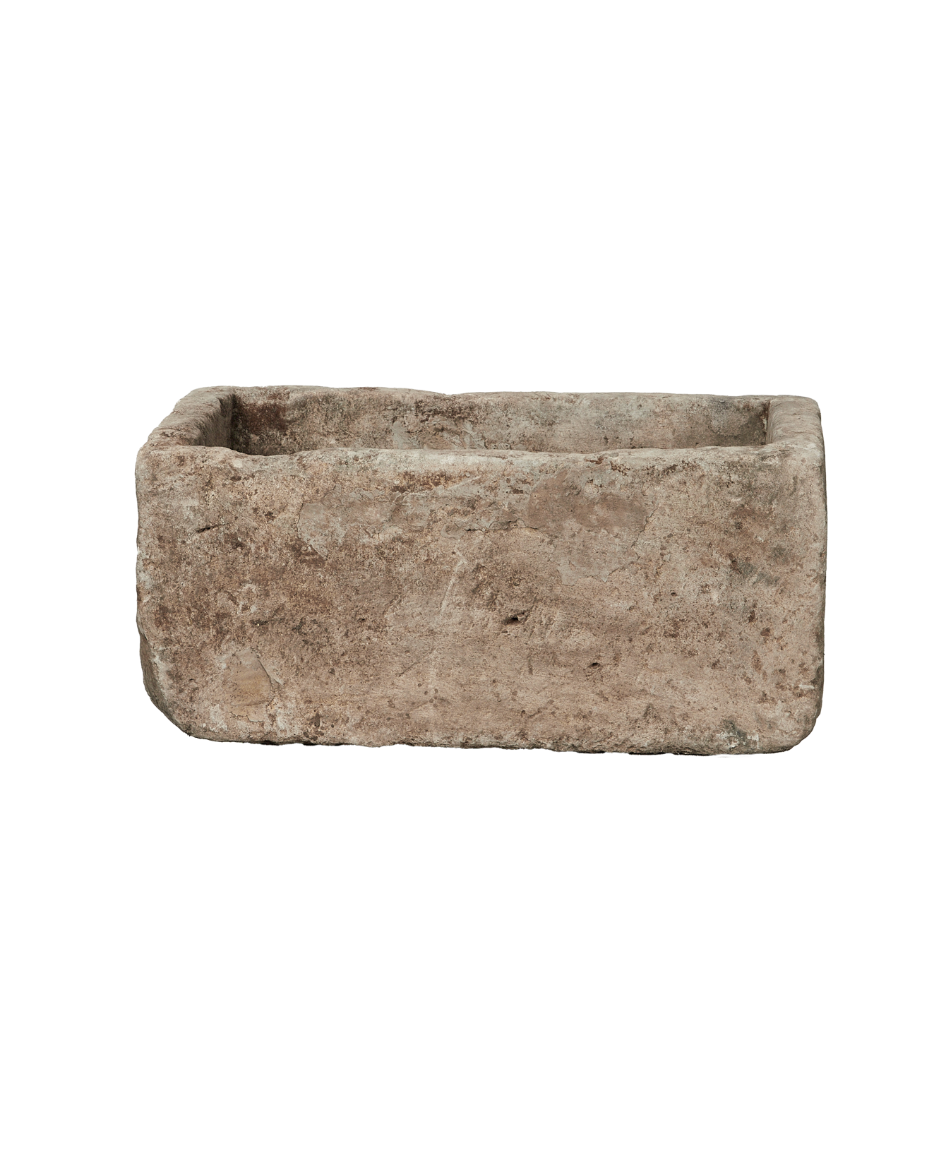 Vintage Limestone Trough - Rectangle from Indonesia - Planters, Fountains, & Water Features