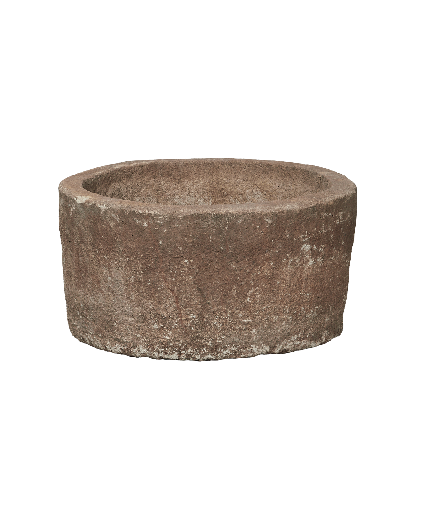 Vintage Limestone Trough - Round from Indonesia - Planters, Fountains, & Water Features