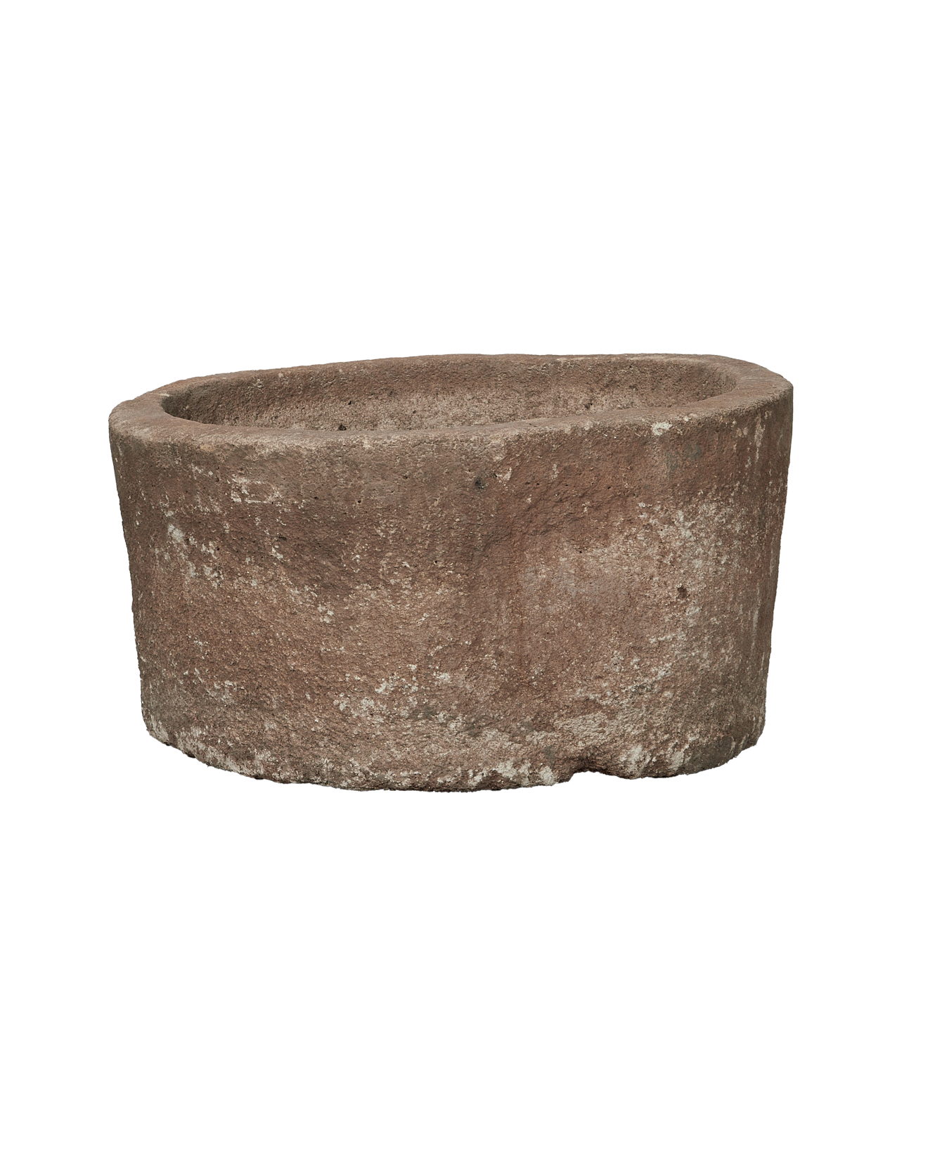 Vintage Limestone Trough - Round from Indonesia - Planters, Fountains, & Water Features