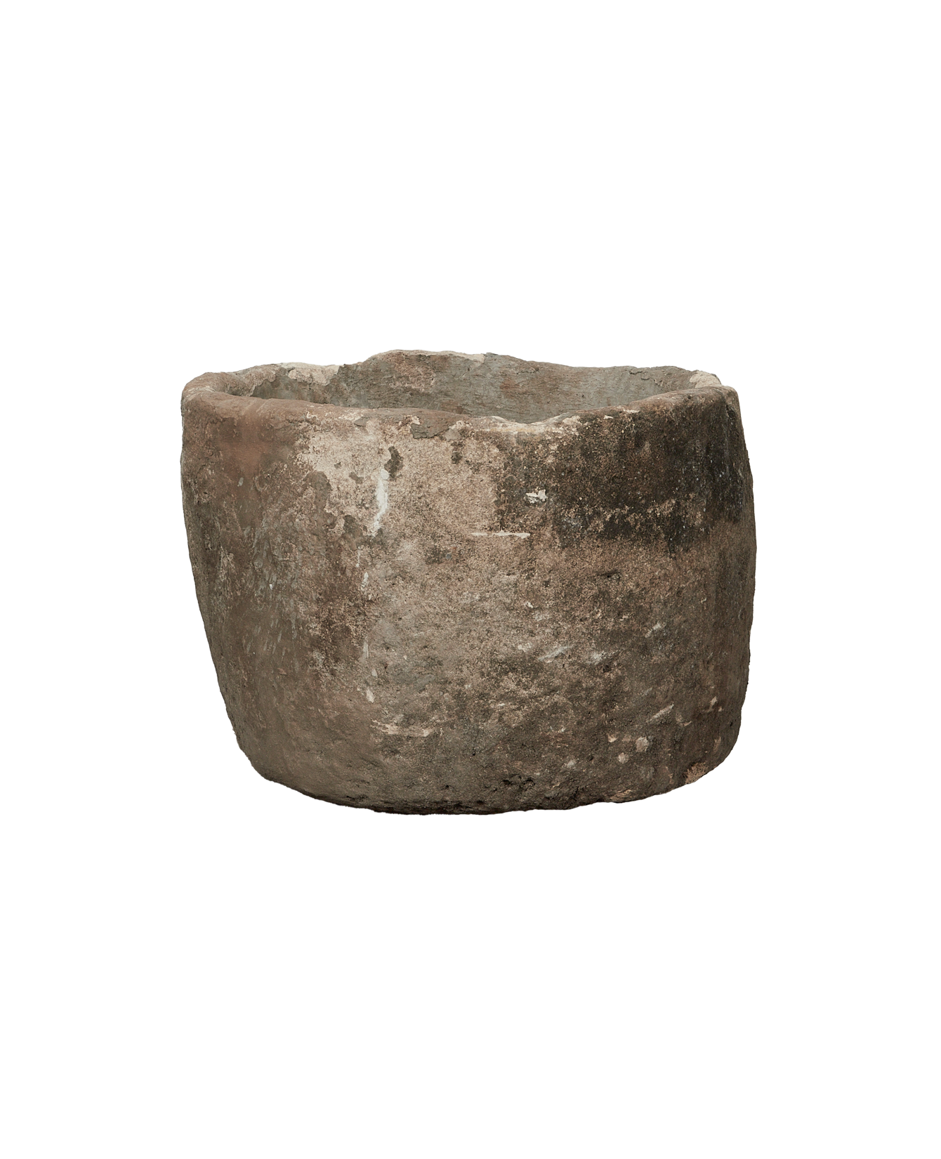 Vintage Limestone Trough - Round from Indonesia - Planters, Fountains, & Water Features