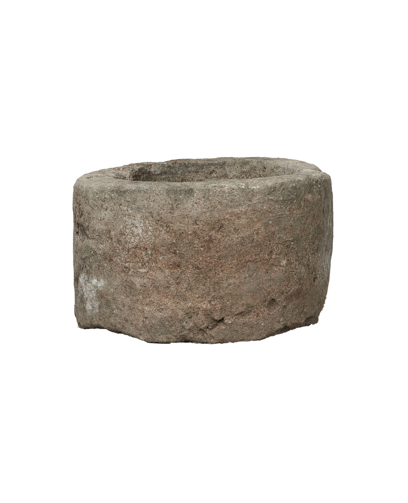 Vintage Limestone Trough - Round from Indonesia - Planters, Fountains, & Water Features