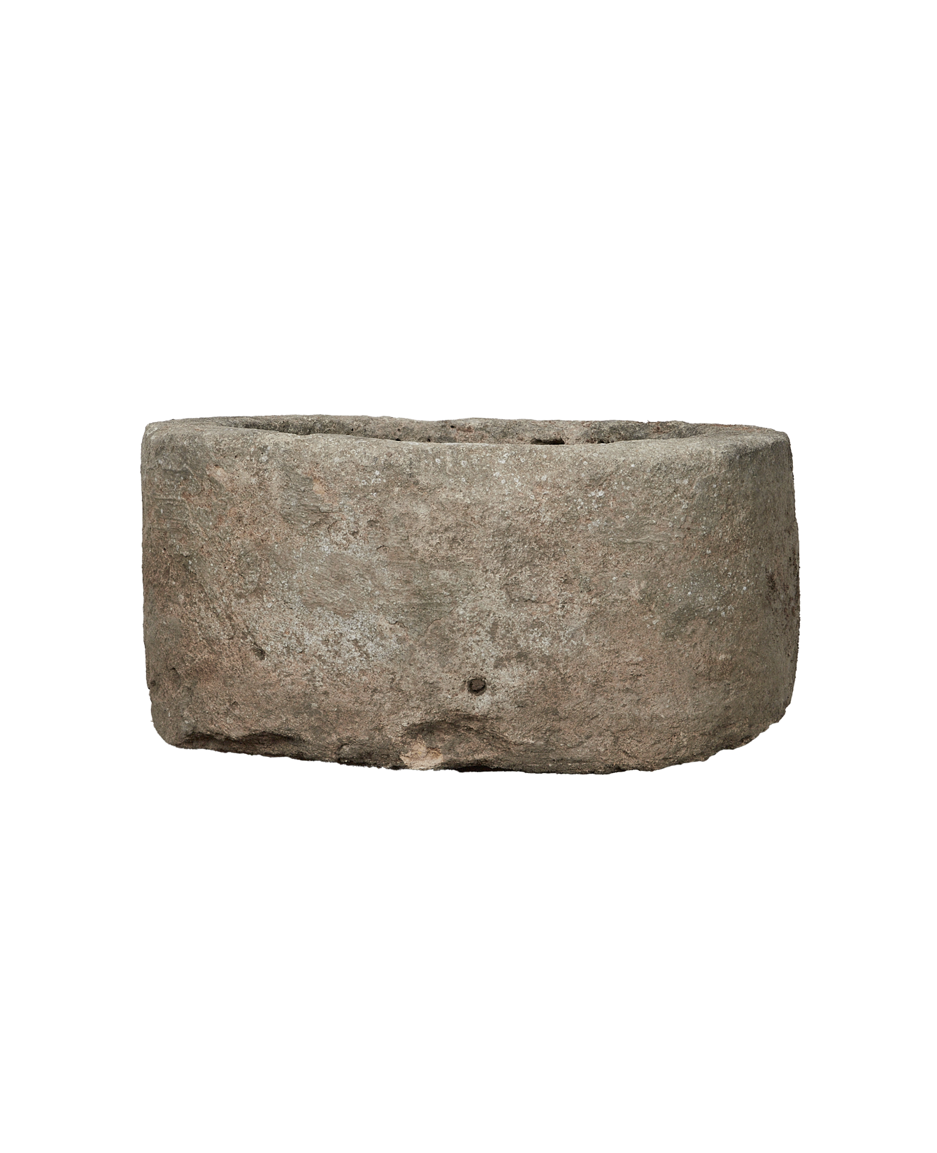 Vintage Limestone Trough - Round from Indonesia - Planters, Fountains, & Water Features