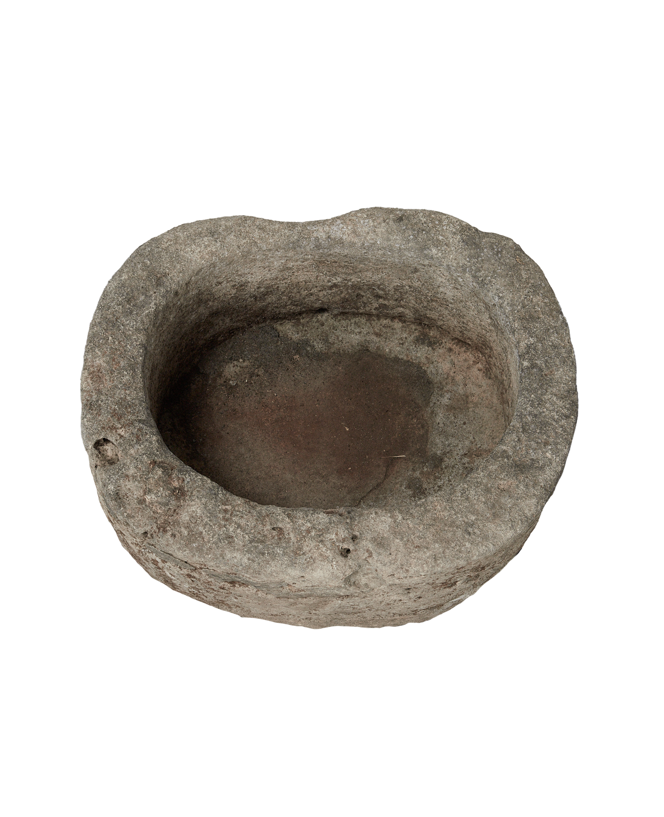 Vintage Limestone Trough - Round from Indonesia - Planters, Fountains, & Water Features