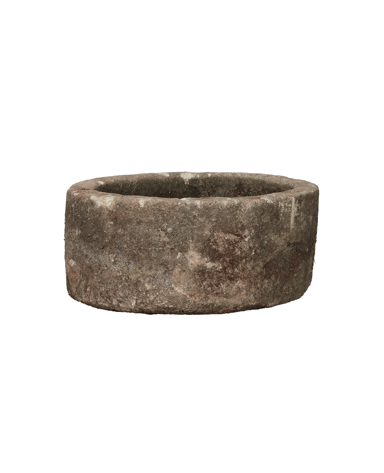 Vintage Limestone Trough - Round from Indonesia - Planters, Fountains, & Water Features