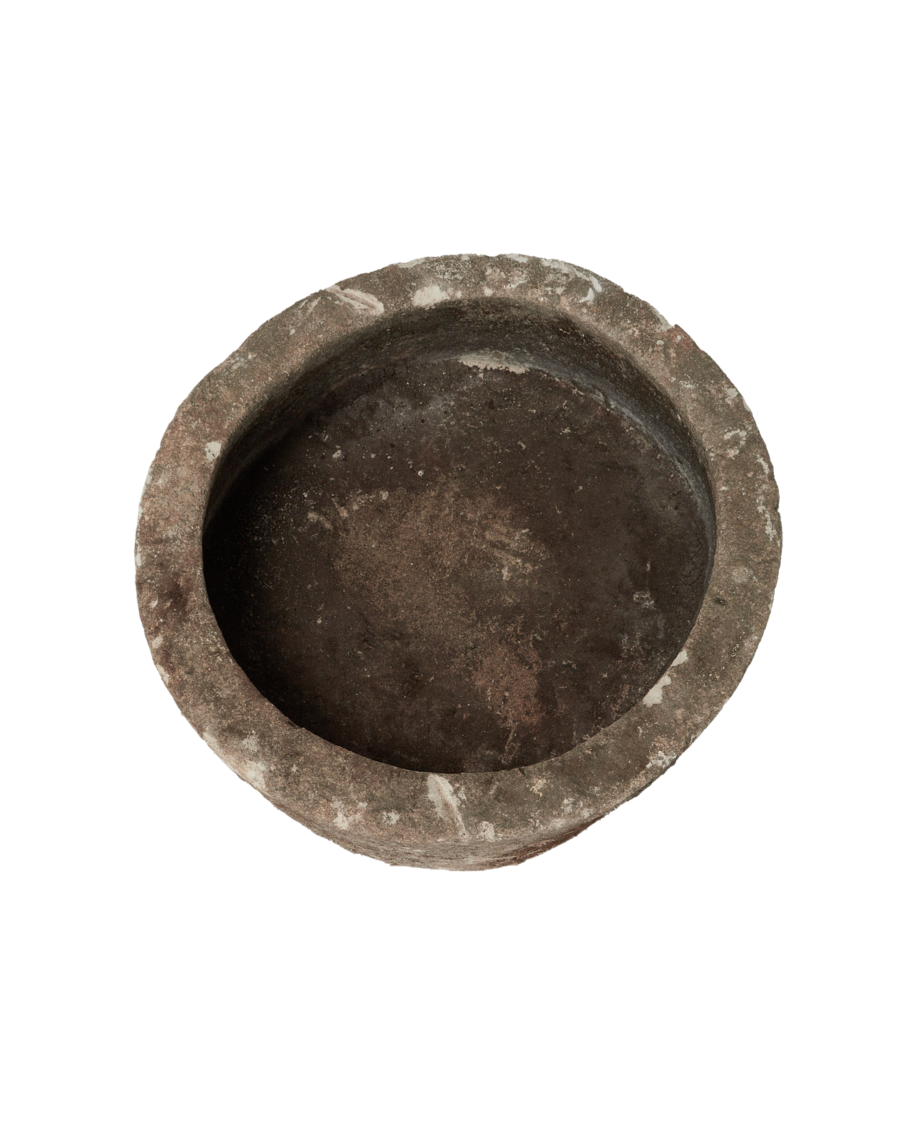 Vintage Limestone Trough - Round from Indonesia - Planters, Fountains, & Water Features