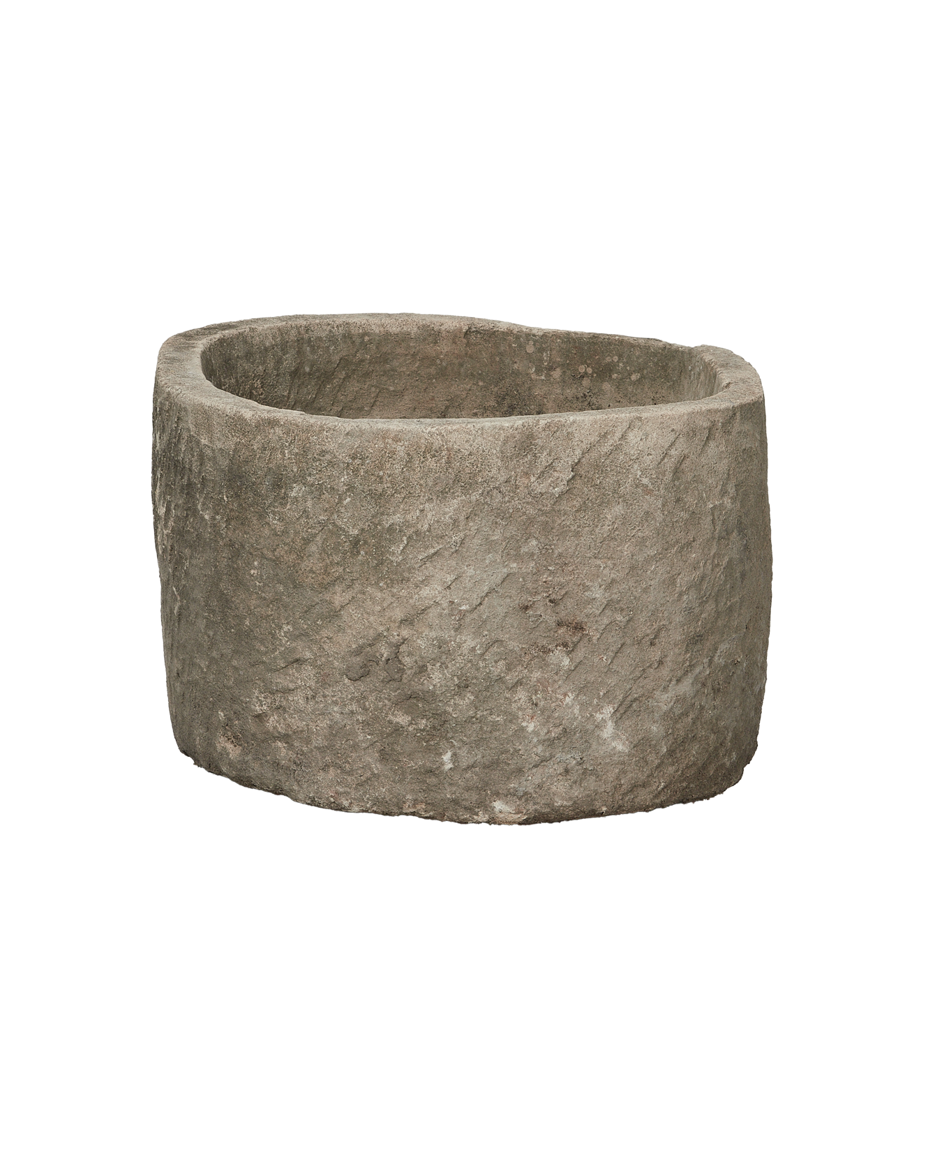 Vintage Limestone Trough - Round from Indonesia - Planters, Fountains, & Water Features