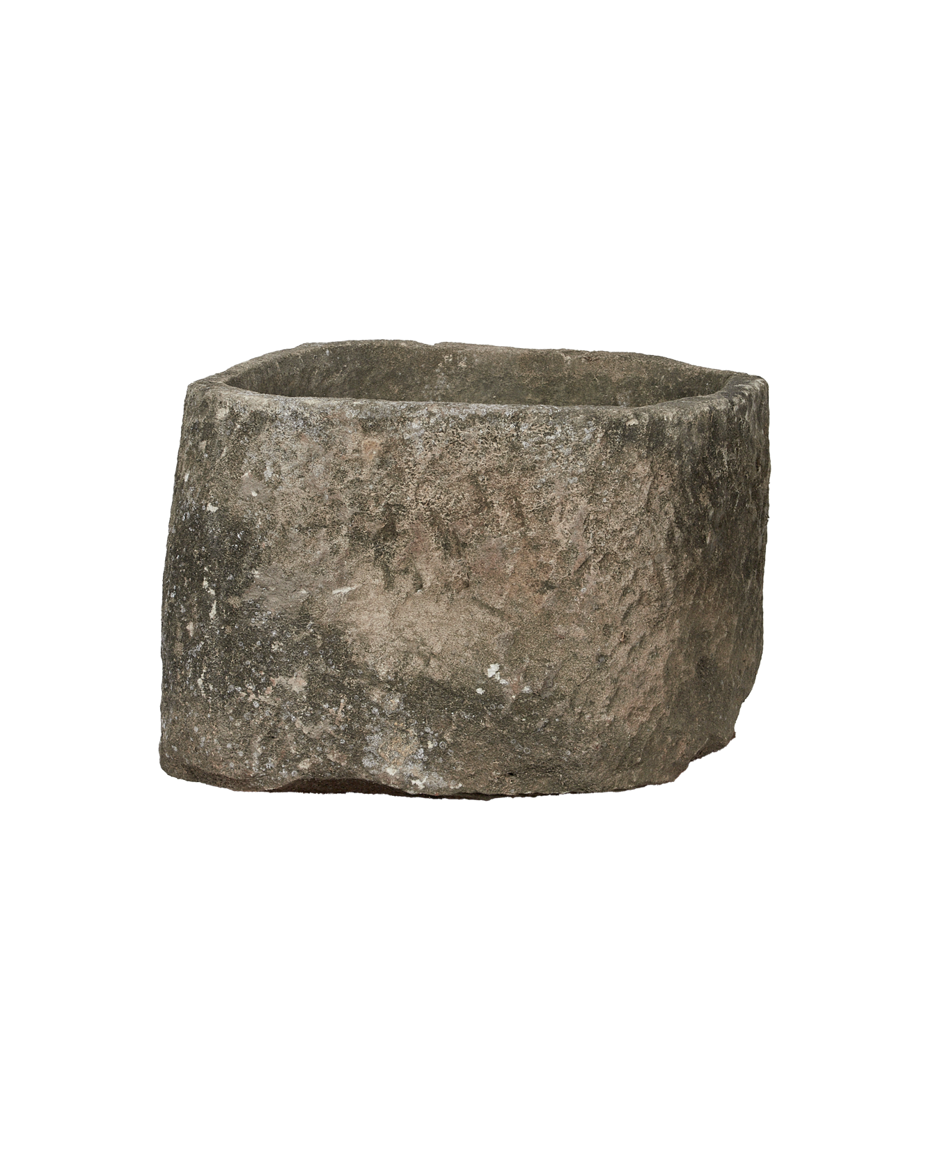 Vintage Limestone Trough - Round from Indonesia - Planters, Fountains, & Water Features