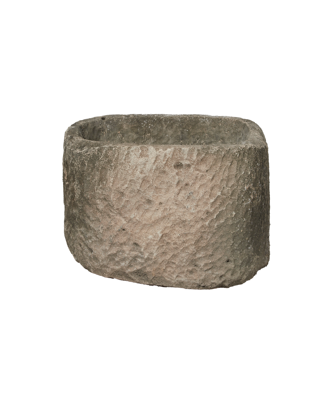 Vintage Limestone Trough - Round from Indonesia - Planters, Fountains, & Water Features