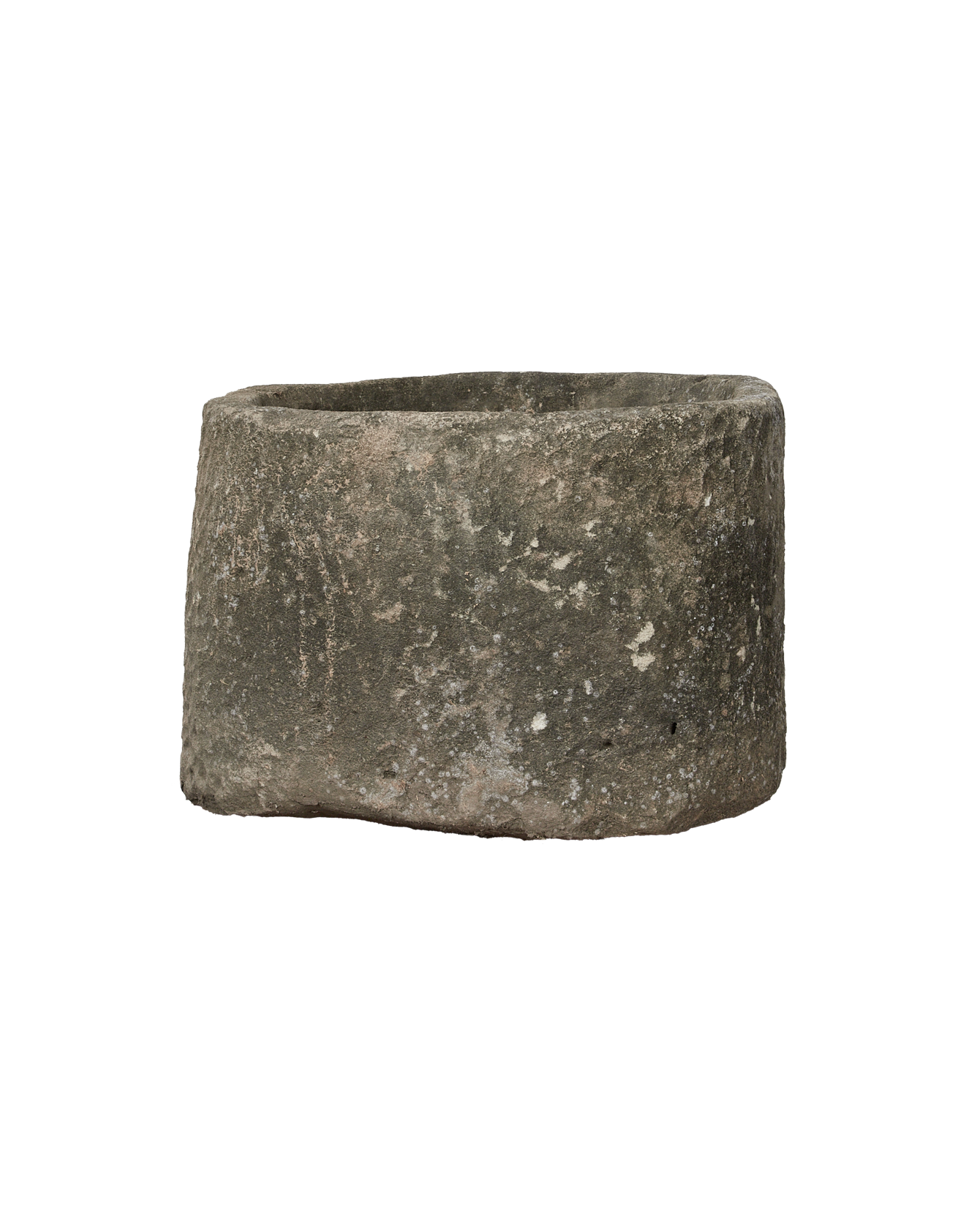 Vintage Limestone Trough - Round from Indonesia - Planters, Fountains, & Water Features