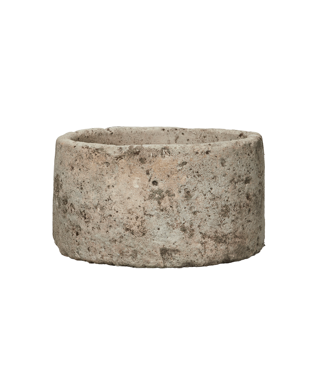 Vintage Limestone Trough - Round from Indonesia - Planters, Fountains, & Water Features