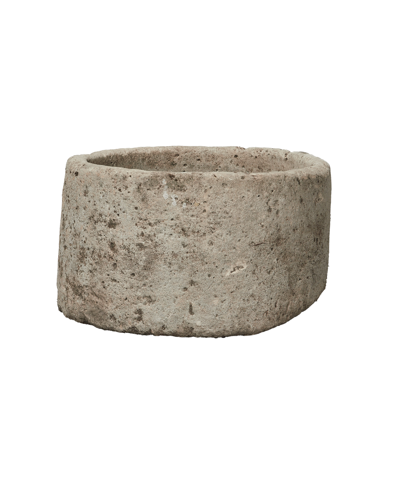 Vintage Limestone Trough - Round from Indonesia - Planters, Fountains, & Water Features