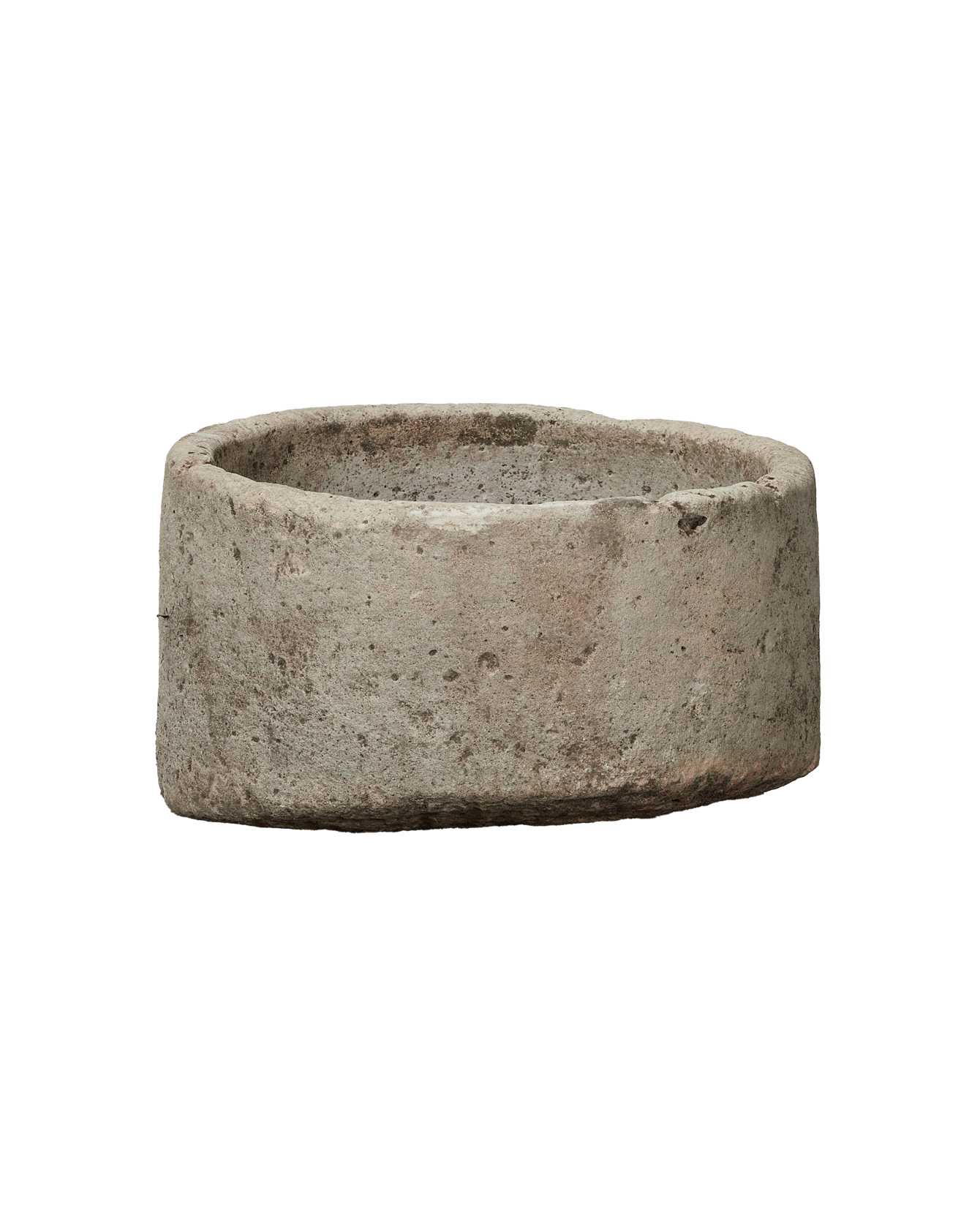 Vintage Limestone Trough - Round from Indonesia - Planters, Fountains, & Water Features