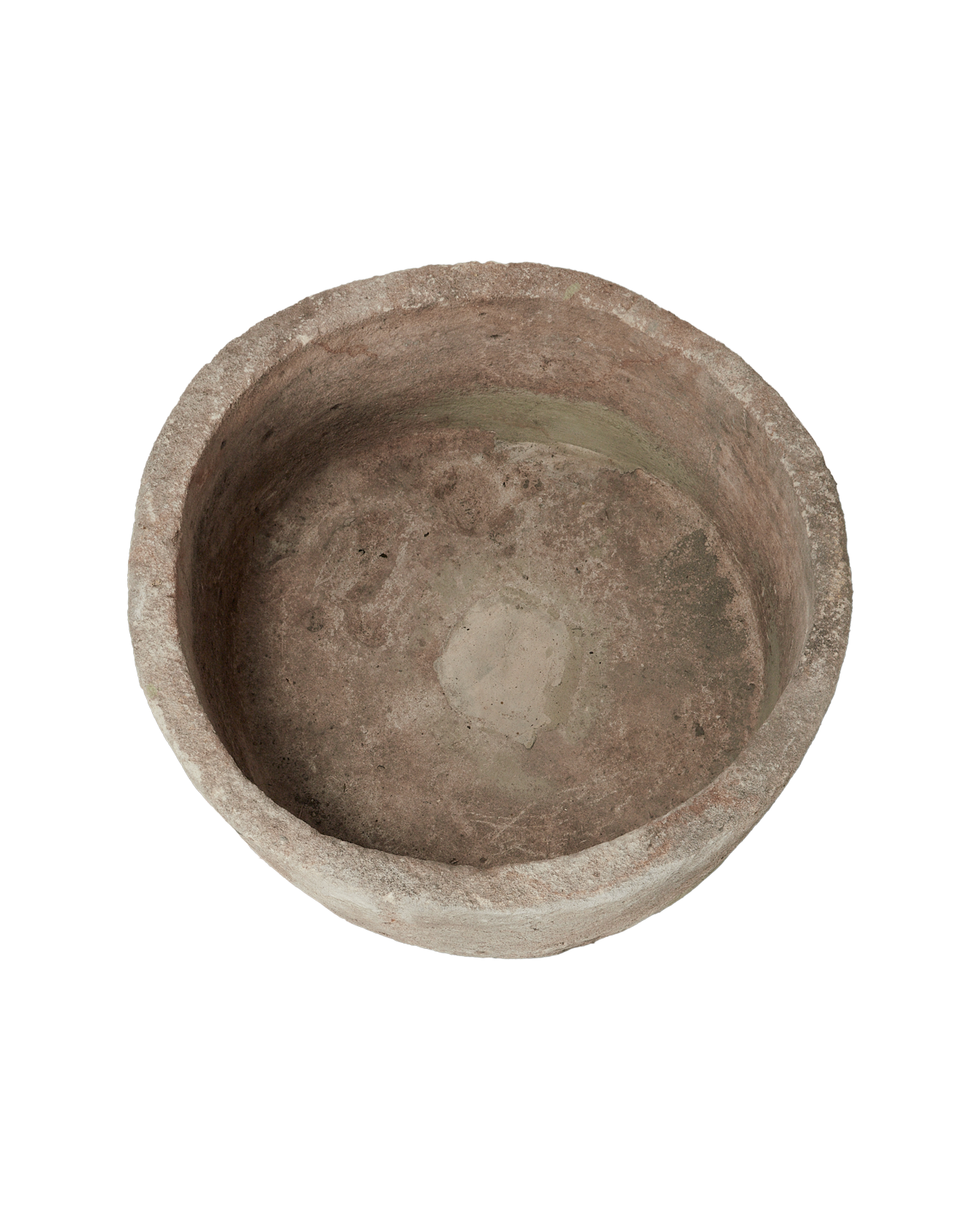 Vintage Limestone Trough - Round from Indonesia - Planters, Fountains, & Water Features