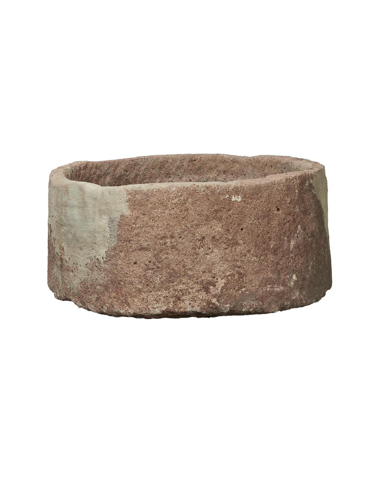 Vintage Limestone Trough - Round from Indonesia - Planters, Fountains, & Water Features