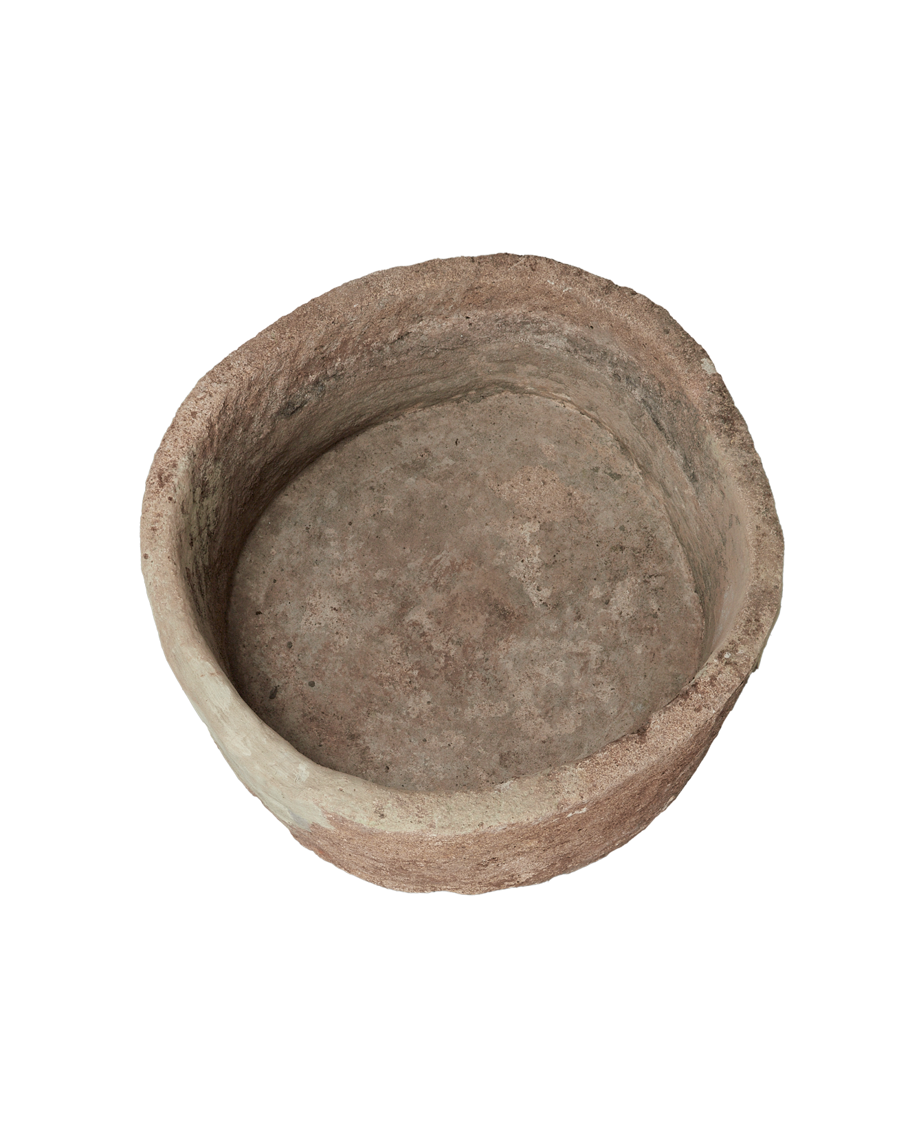 Vintage Limestone Trough - Round from Indonesia - Planters, Fountains, & Water Features