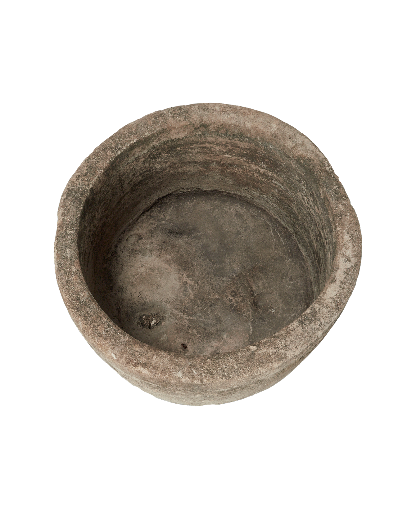 Vintage Limestone Trough - Round from Indonesia - Planters, Fountains, & Water Features