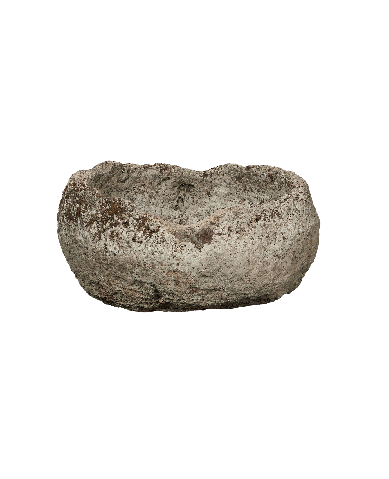 Vintage Limestone Trough - Round from Indonesia - Planters, Fountains, & Water Features