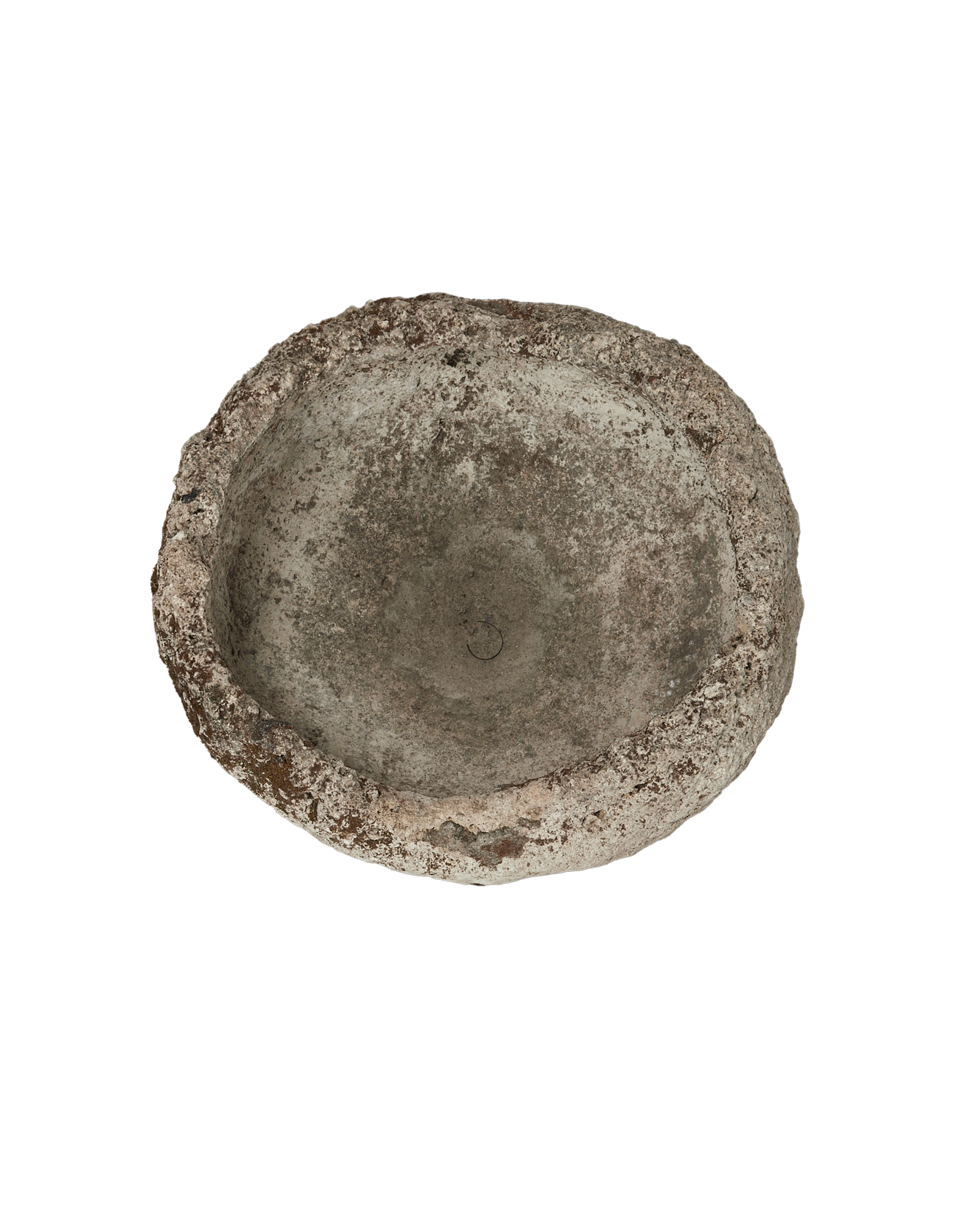 Vintage Limestone Trough - Round from Indonesia - Planters, Fountains, & Water Features