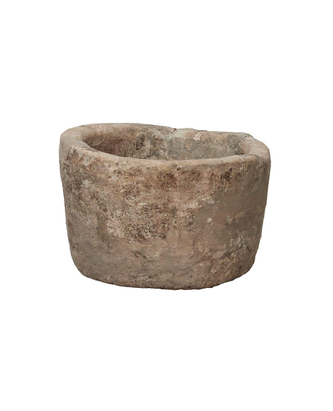 Vintage Limestone Trough - Round from Indonesia - Planters, Fountains, & Water Features