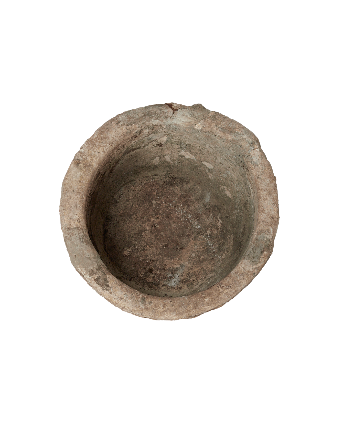 Vintage Limestone Trough - Round from Indonesia - Planters, Fountains, & Water Features