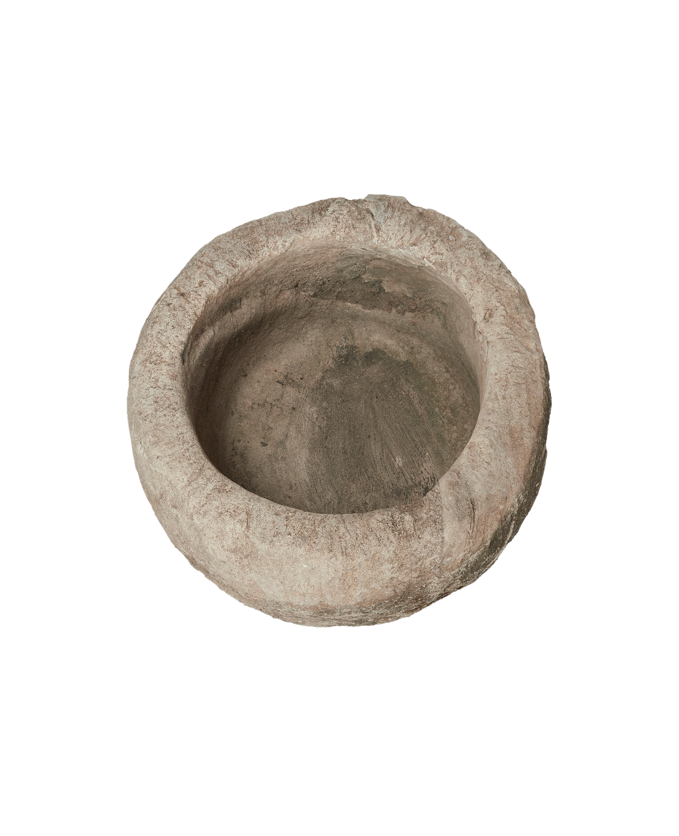 Vintage Limestone Trough - Round from Indonesia - Planters, Fountains, & Water Features