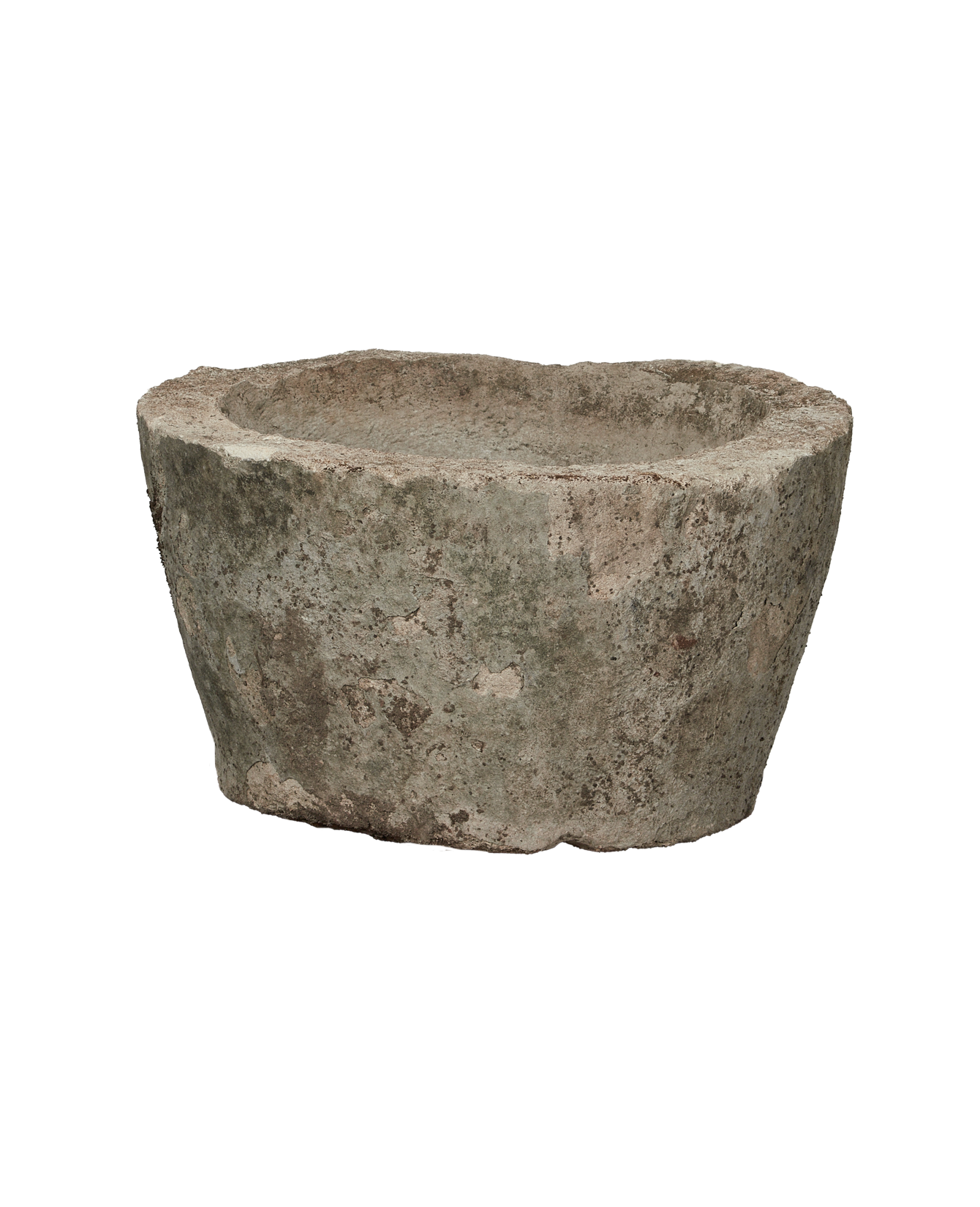 Vintage Limestone Trough - Round from Indonesia - Planters, Fountains, & Water Features
