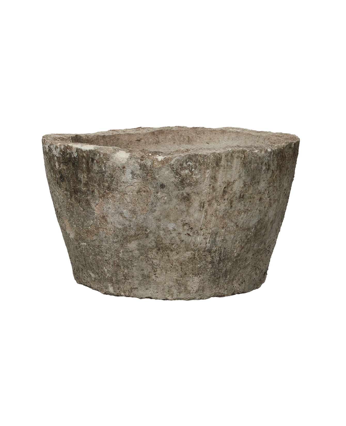 Vintage Limestone Trough - Round from Indonesia - Planters, Fountains, & Water Features