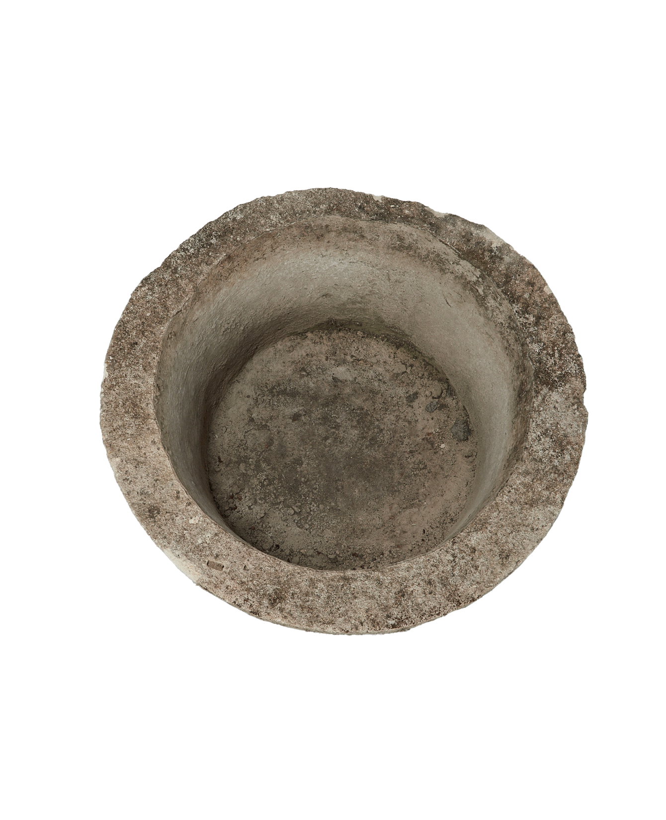 Vintage Limestone Trough - Round from Indonesia - Planters, Fountains, & Water Features