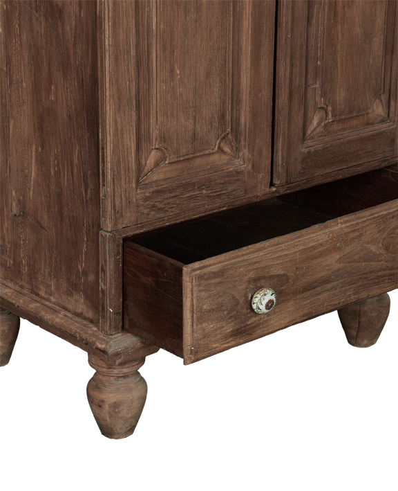 Wood Cabinet - Bleached