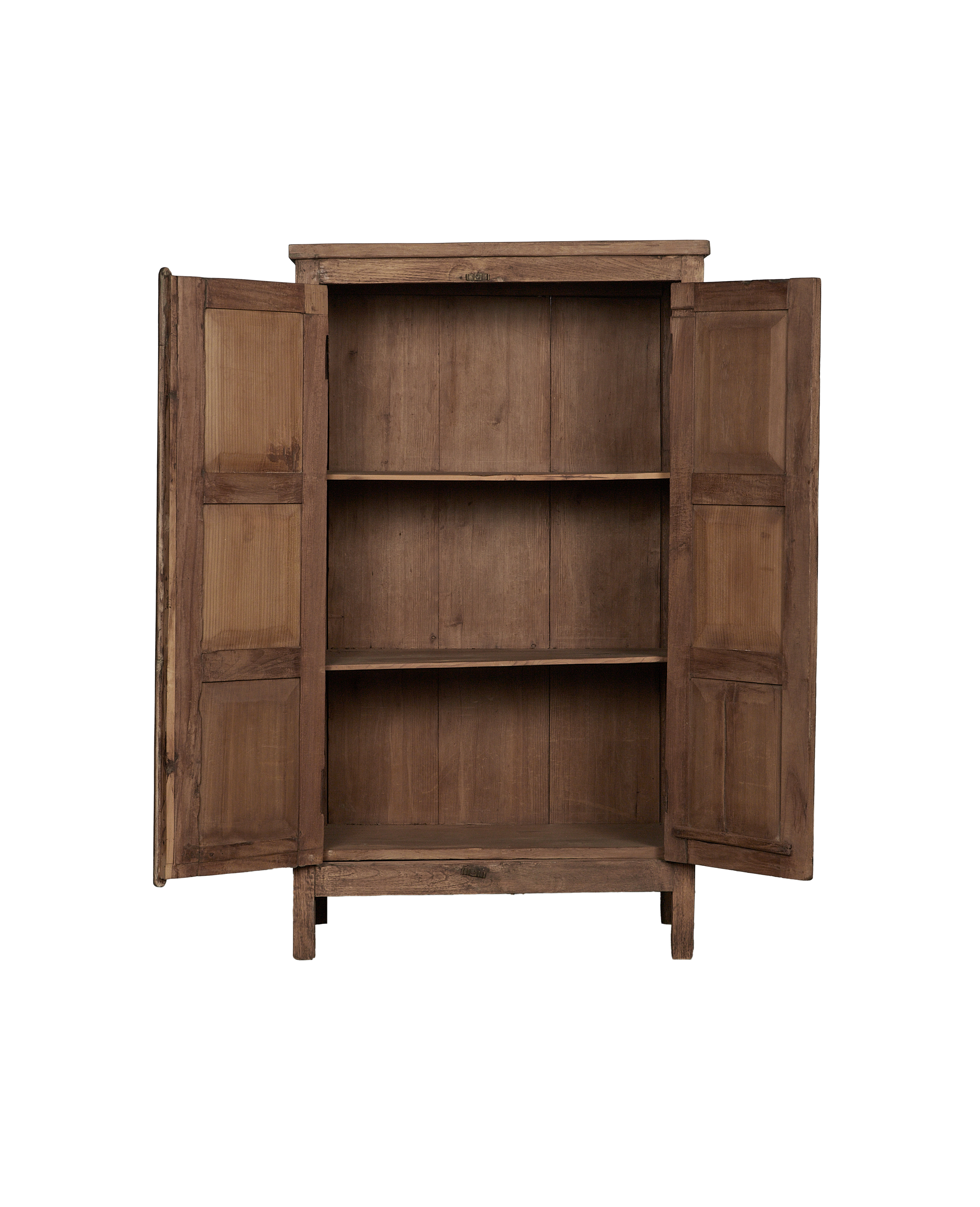 Vintage Wood Cabinet - Bleached from India made of Wood