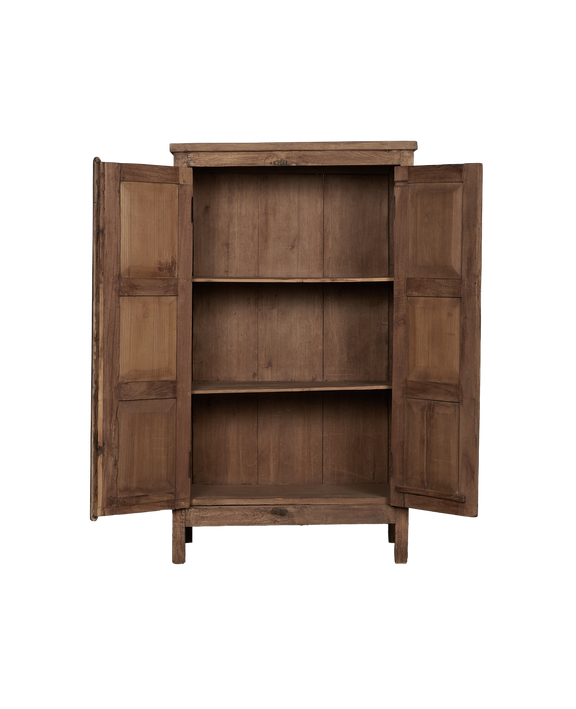 Wood Cabinet - Bleached