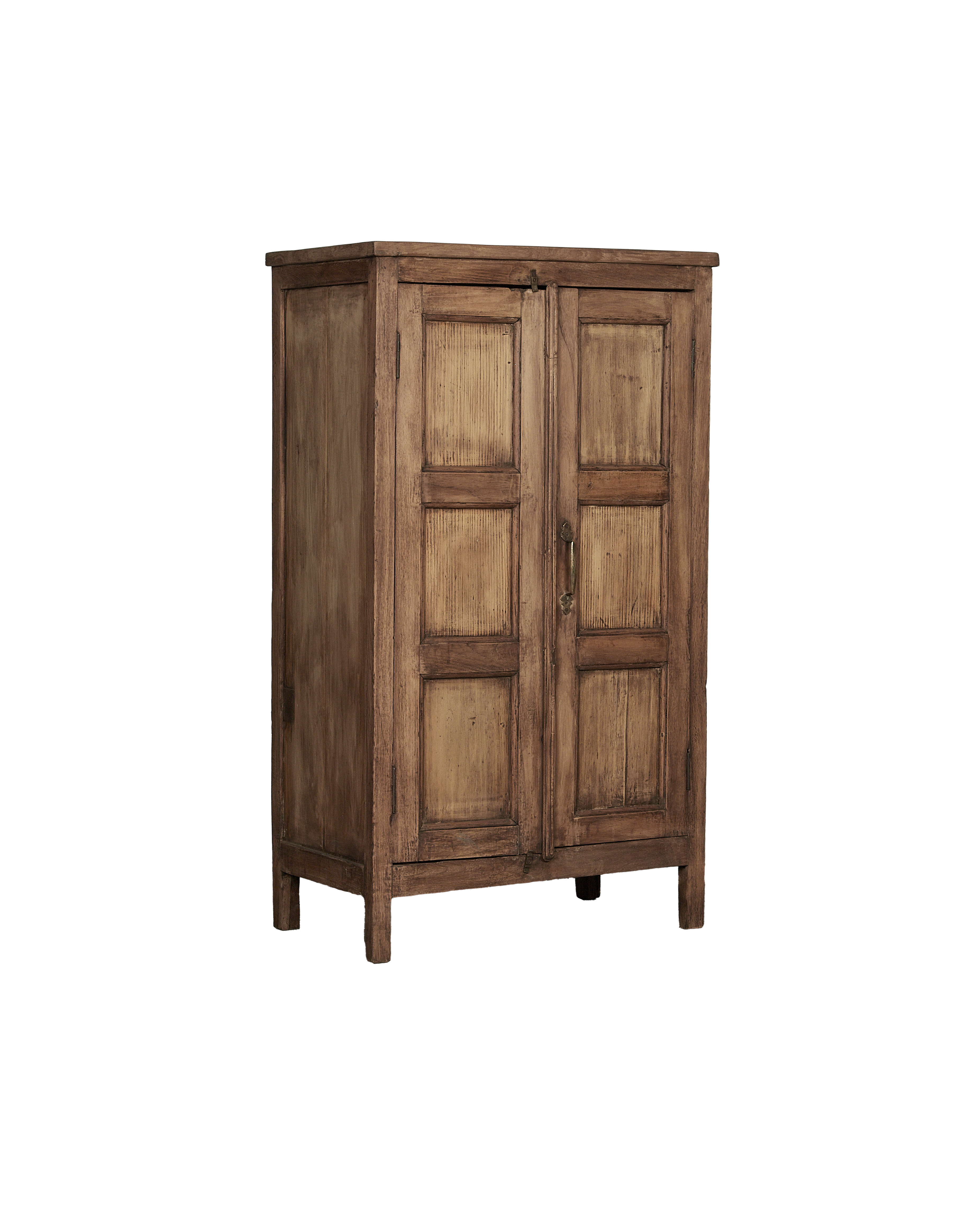 Vintage Wood Cabinet - Bleached from India made of Wood