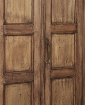 Wood Cabinet - Bleached