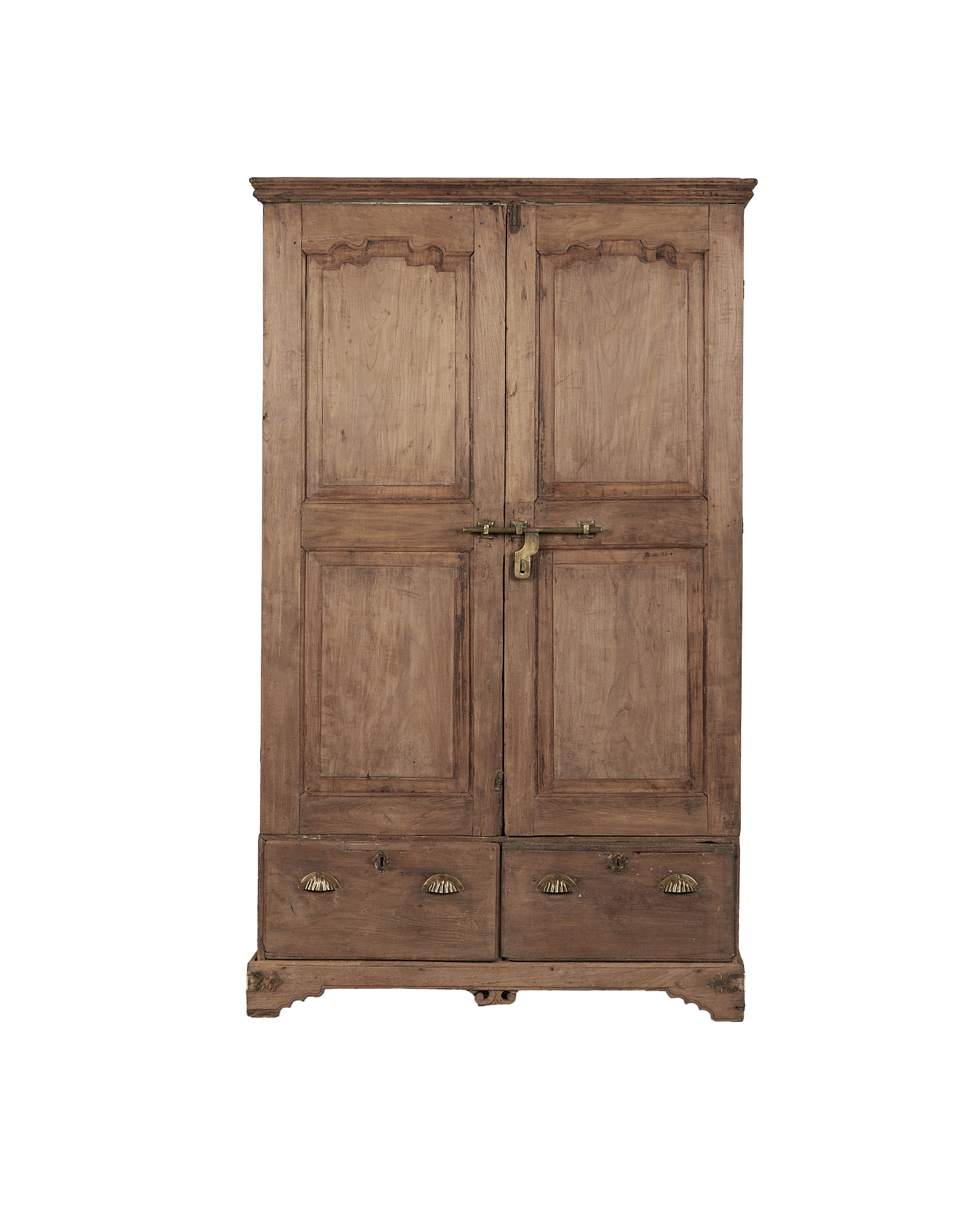 Vintage Wood Cabinet - Bleached from India made of Wood