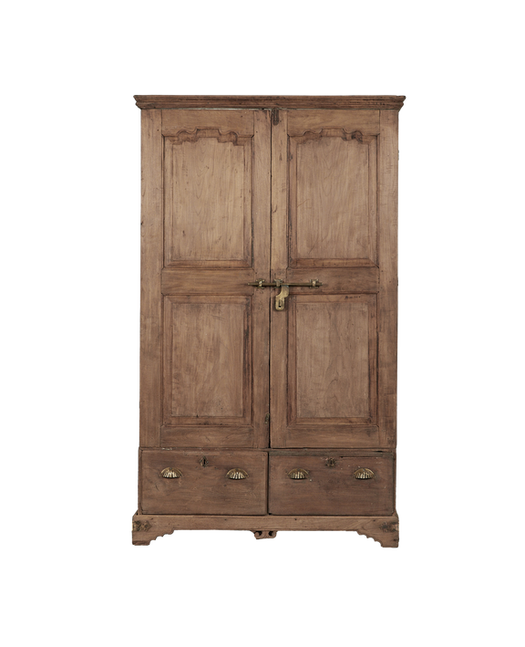 Wood Cabinet - Bleached
