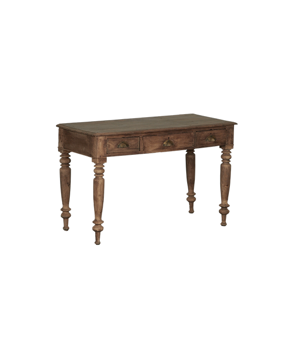 Wood Desk - Bleached