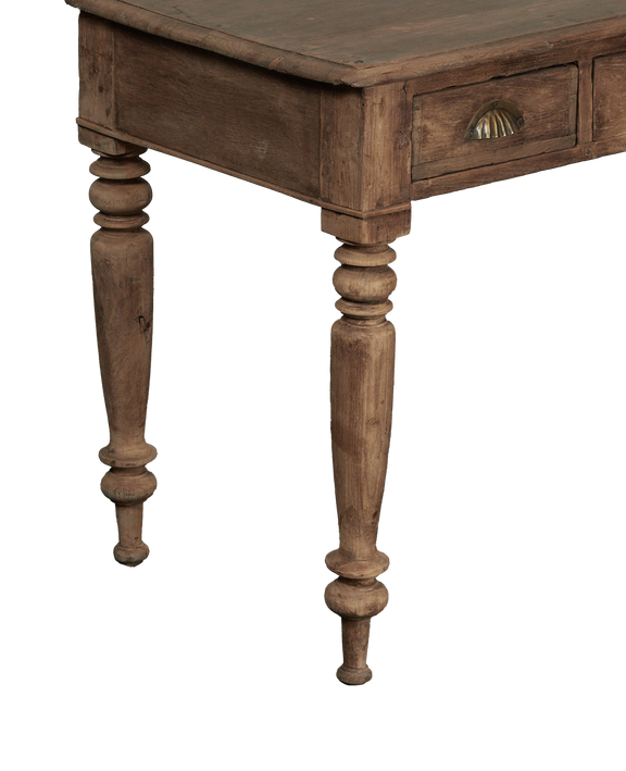 Wood Desk - Bleached