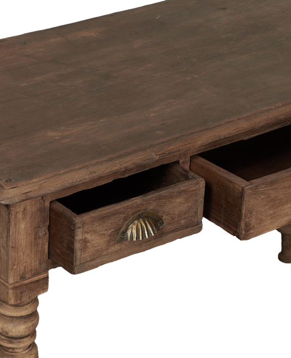 Wood Desk - Bleached