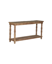 Wood Console - Bleached