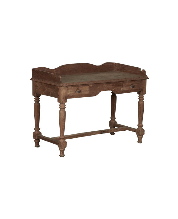 Wood Desk - Bleached