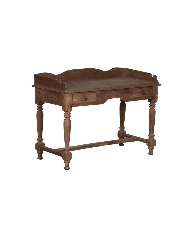 Wood Desk - Bleached