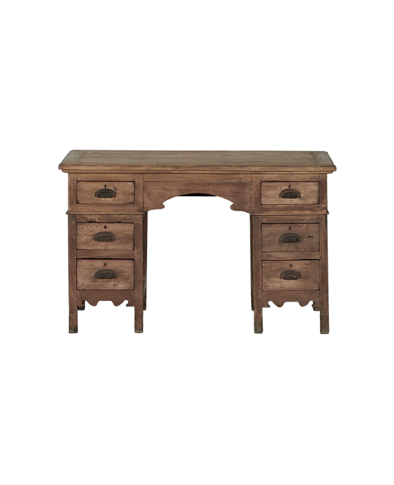 Wood Desk - Bleached