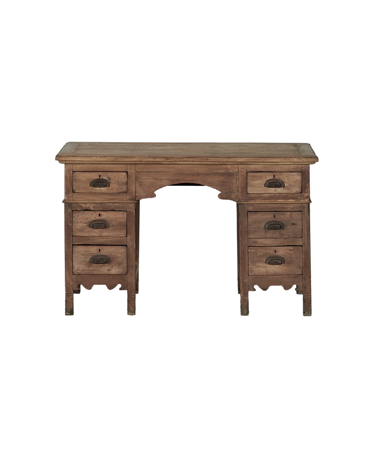 Wood Desk - Bleached