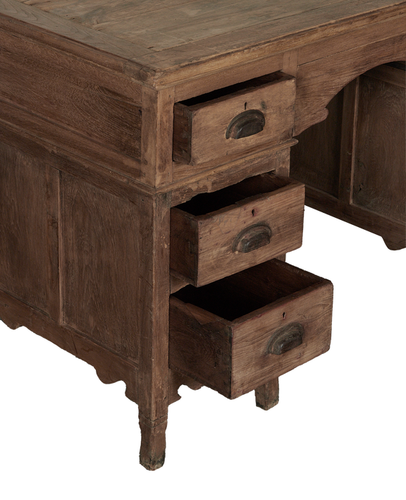 Wood Desk - Bleached