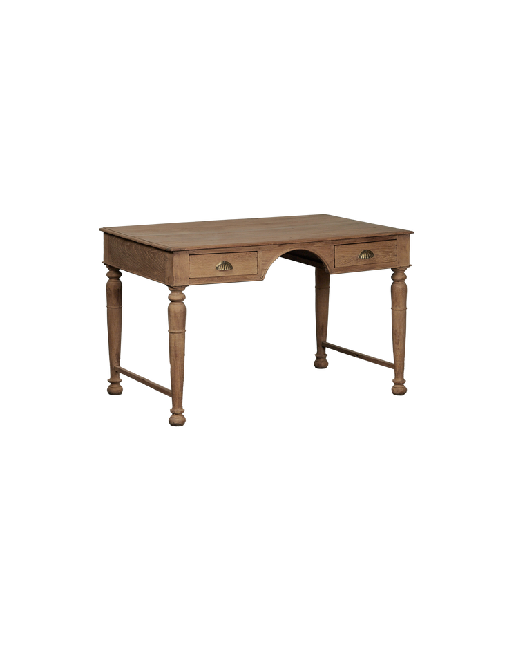 Wood Desk - Bleached